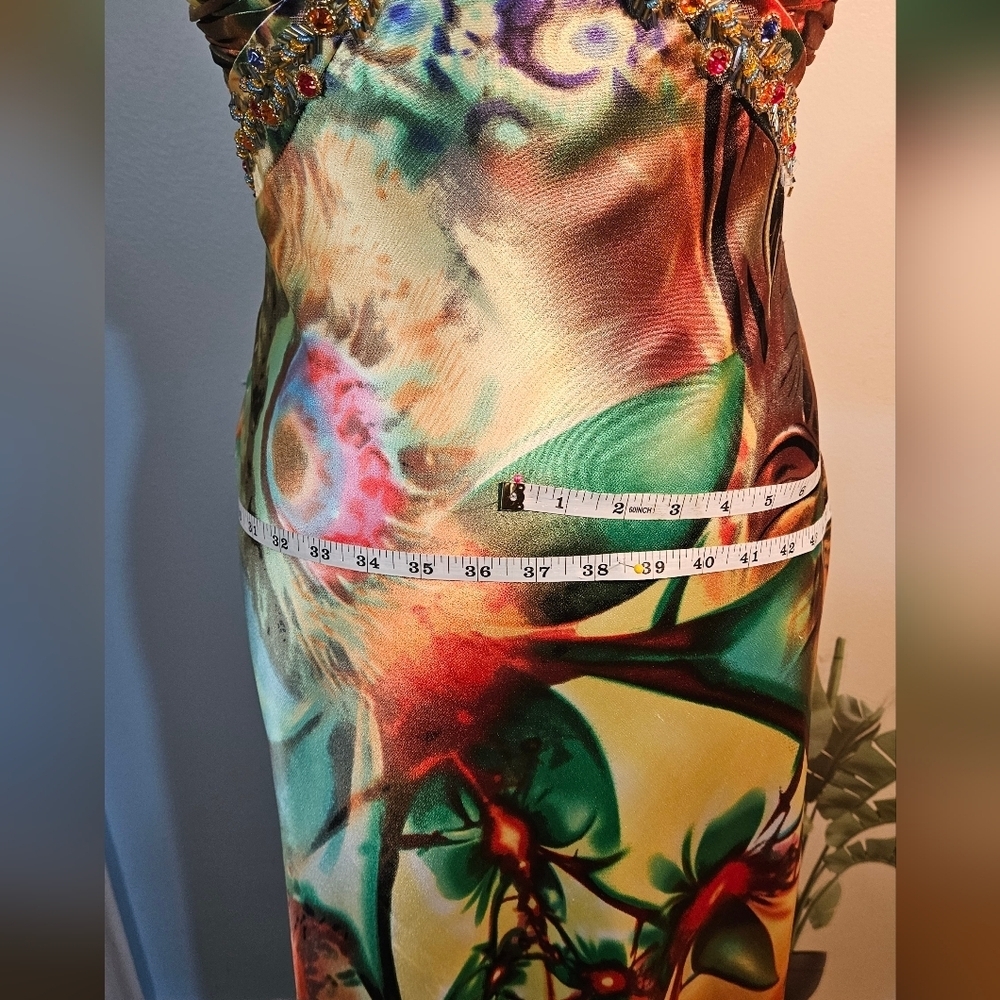 Tropical Floral Print Dress - Picture 8 of 12